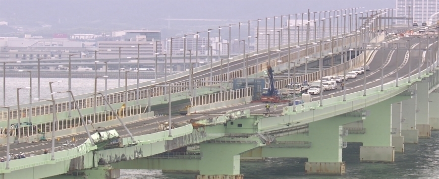 【貸切バス】関空連絡橋の復旧について